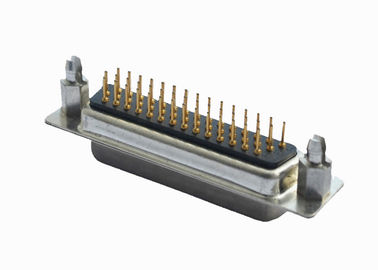 Tipo material ISO9001 de 44 Pin D de la fila PBT del doble del conector hembra aprobado