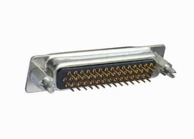 Tipo material ISO9001 de 44 Pin D de la fila PBT del doble del conector hembra aprobado