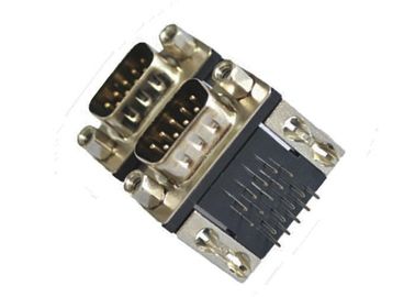 Dos tipo varón del Pin D del conector 9 del SUBMARINO de la fila D para las palancas de mando del juego de ordenador