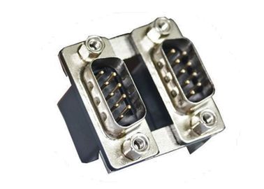 Dos tipo varón del Pin D del conector 9 del SUBMARINO de la fila D para las palancas de mando del juego de ordenador