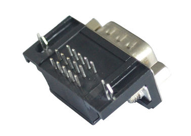 Resistencia de contacto máxima recta masculina modificada para requisitos particulares del conector del SUBMARINO del DB D de 15 Pin