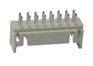 Conector doble de la oblea de la barra de la fila PBT, jefe de cobre amarillo de la hembra del Pin del contacto 16