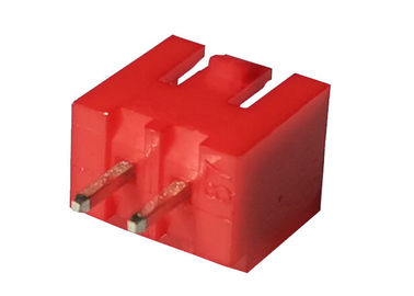 Certificación recta roja de la UL del contacto de la aleación de Coppy de la echada del conector 2.0m m de la oblea