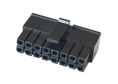 conector del alambre de la placa de circuito de 3.0m m emparejado conteniendo el contacto de cobre amarillo del conector