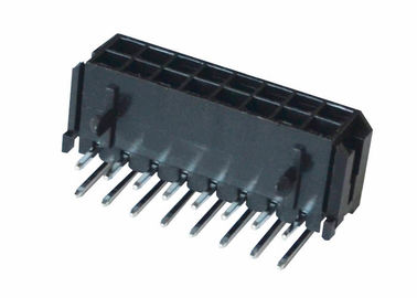 Voltaje que soporta de ángulo recto 500V del conector de la oblea del alambre de PBT/de PA6T