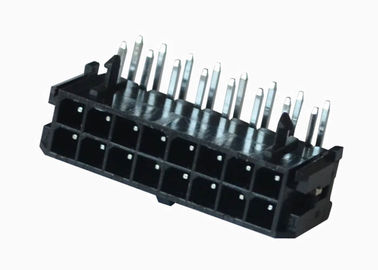 Voltaje que soporta de ángulo recto 500V del conector de la oblea del alambre de PBT/de PA6T