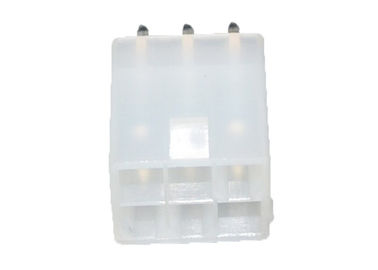 Echada del conector 4.2m m de la oblea del Pin de la serie 6 de R, conector terminal recto de la vivienda