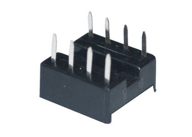 conector del jefe del Pin de la perforación rectangular del Pin del zócalo 8 de la inmersión de 2.54m m para el tablero del PWB