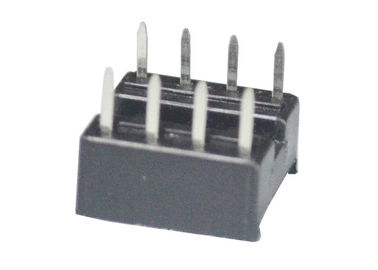 conector del jefe del Pin de la perforación rectangular del Pin del zócalo 8 de la inmersión de 2.54m m para el tablero del PWB