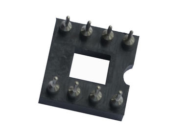 UL 94V 0 28 conector redondo del agujero 7.62m m del zócalo de IC de la inmersión del Pin a prueba de humedad