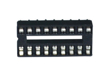 Protección del medio ambiente del contacto de cobre amarillo del zócalo del Pin IC del equipamiento médico 18