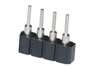 tablero plástico de la hembra del Pin 1x4 del jefe redondo del Pin para subir al jefe 1.27m m del Pin