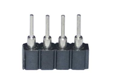 tablero plástico de la hembra del Pin 1x4 del jefe redondo del Pin para subir al jefe 1.27m m del Pin