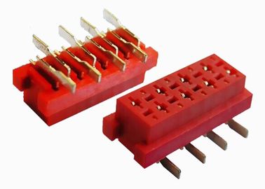 Alambre femenino del jefe IDC Connector1.27mm para subir al tipo de cable de la prensa de 6 Pin