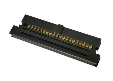 Tres alambre del conector 1.27m m del estilo IDC del pedazo para subir al contacto del bronce de fósforo