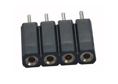 Voltaje de Withstand femenino recto del conector del jefe del PWB de la sola fila 500 V