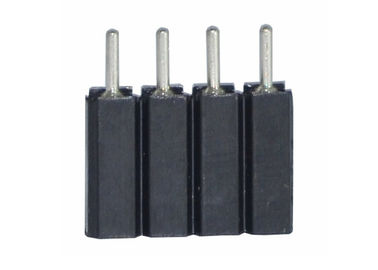Voltaje de Withstand femenino recto del conector del jefe del PWB de la sola fila 500 V