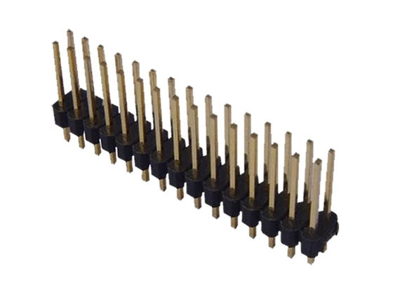 30 echada masculina recta del conector 0.8m m del jefe de la INMERSIÓN de Pin Double Row