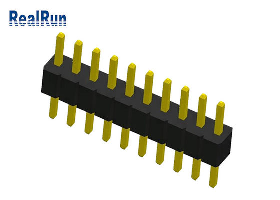conector del jefe de la fila del Pin PA6T 0.75A de la echada 10 de 1.0m m solo