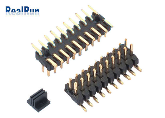 varón SMT SMD 2x10 Pin Header Connector de la echada de 1.0m m