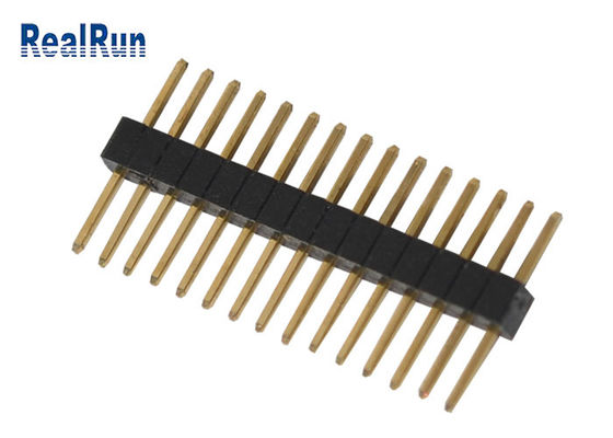 15 postes 0.75A PA6T 0.3m m Pin Header Connector terminal