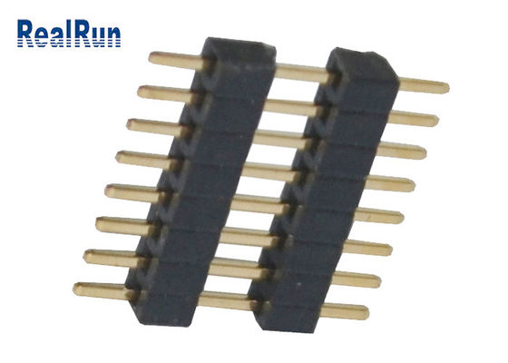 1*8 Pin apilable PA6T 1.0m m a través del conector del jefe del agujero