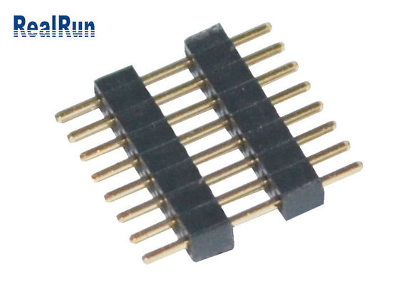 1*8 Pin apilable PA6T 1.0m m a través del conector del jefe del agujero
