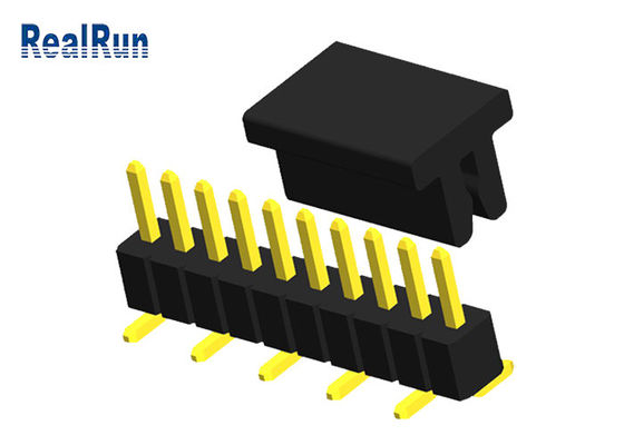 solo Row10P conector masculino del jefe de 1.0m m 1x10 con el CASQUILLO