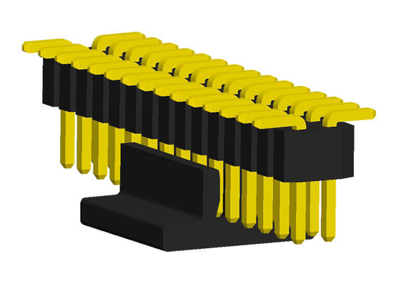 Fila dual Pin Header de la echada PA6T UL94V-0 de SMT 0.75A 1.0m m