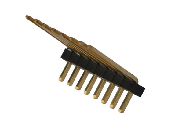 8P 90 conector masculino 500VAC del jefe de la altura del grado 1.0m m