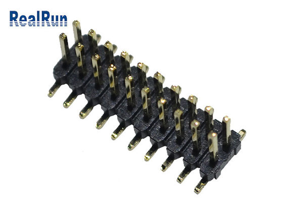 Conector vertical dual del jefe del soporte de la fila 20P 500VAC 1.27m m SMD