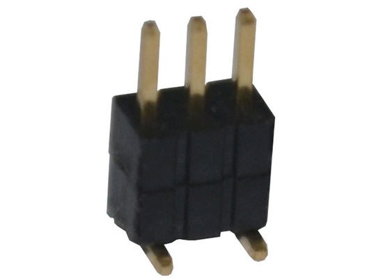 Conector masculino del jefe 1A SMT SMD 1.27m m de la echada vertical de PA6T
