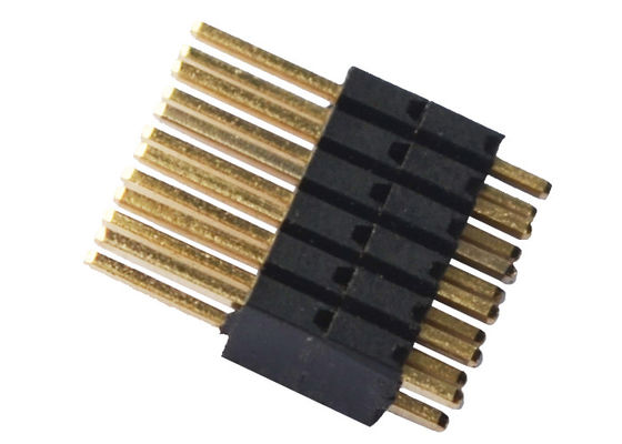Altura dual Pin Header Connector de la fila 1.27m m del aislador de PA9T
