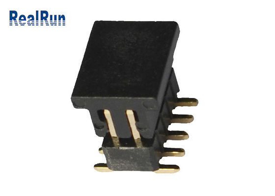 Soporte superficial Pin Header de la echada 1A PA6T del conector 1.27m m del PWB