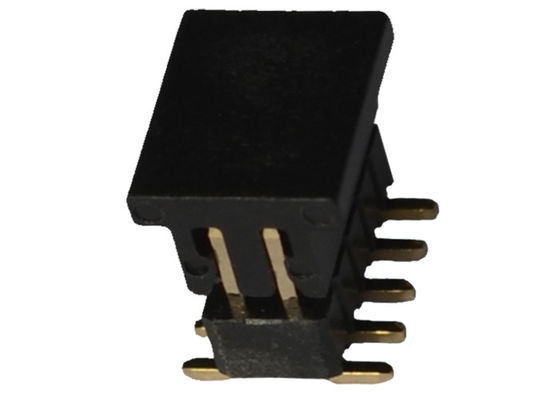 Soporte superficial Pin Header de la echada 1A PA6T del conector 1.27m m del PWB