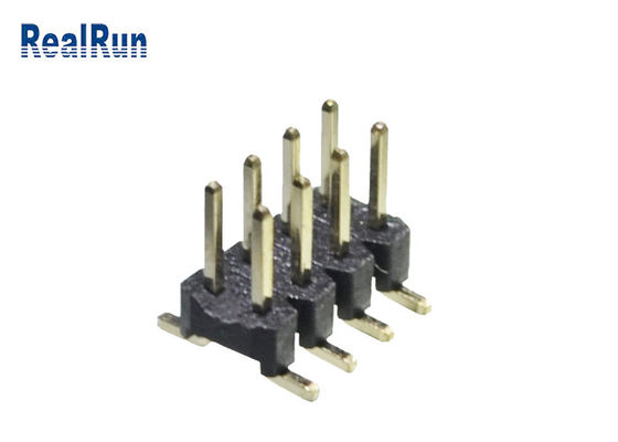Echada negra PA6T 12 Pin Pcb Connector Dual Row de 2.0m m