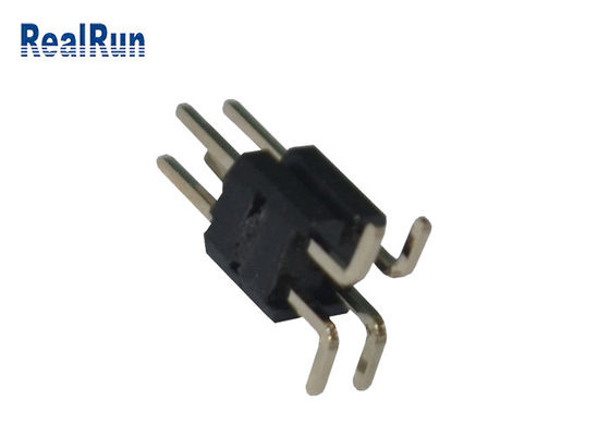 Echada negra PA6T 12 Pin Pcb Connector Dual Row de 2.0m m