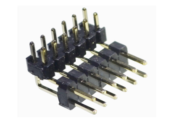 Echada de ángulo recto plástica 2A de PBT PA6T Pin Header 2.0m m