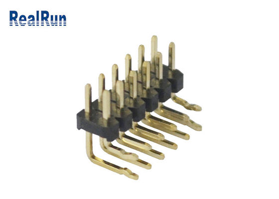 Solo SGS de Pin Header del plástico de 2*6 Pin Dual Row PBT