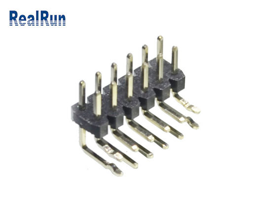 Solo SGS de Pin Header del plástico de 2*6 Pin Dual Row PBT