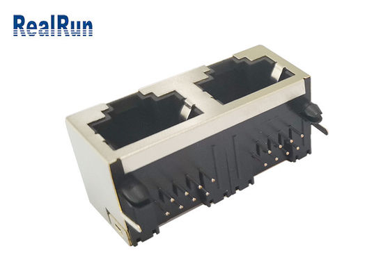 RJ45 soporte Jack Metal Shielded Modular Jack modular del PWB de la derecha 8P8C