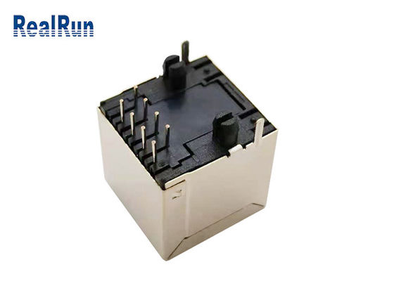 Conector modular RJ45 solo 125VAC portuario del bronce de fósforo PA46