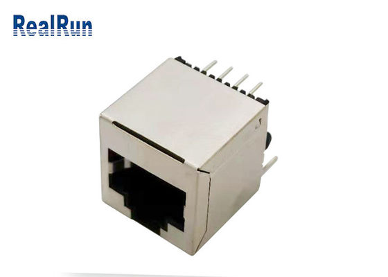 Conector modular RJ45 solo 125VAC portuario del bronce de fósforo PA46