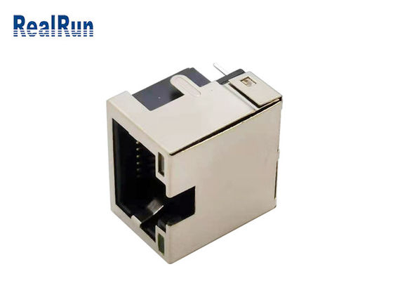 Luz modular 1.5A del PWB 8pin RJ45 Jack Connector Right Angle With LED