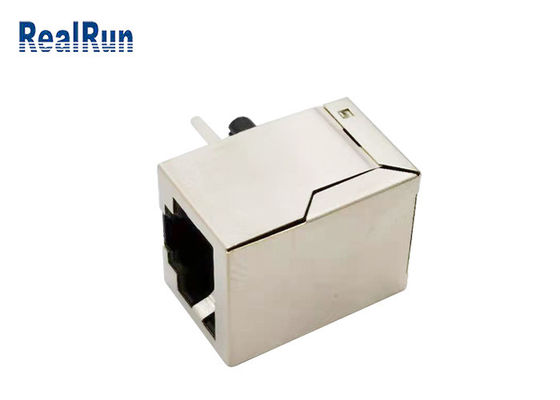 El metal del conector de UL94-0 125V Rj45 protegió 10P8C RJ45 modular Jack