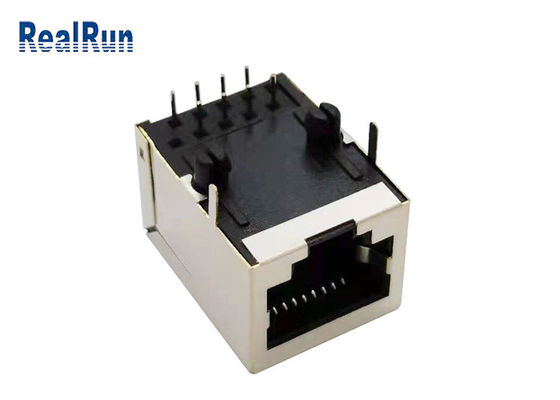 El metal del conector de UL94-0 125V Rj45 protegió 10P8C RJ45 modular Jack
