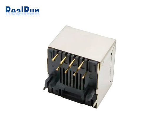 PWB modular vertical UL94V-0 del bronce de fósforo RJ45 Jack Connector