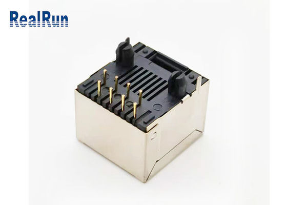 PWB modular vertical UL94V-0 del bronce de fósforo RJ45 Jack Connector