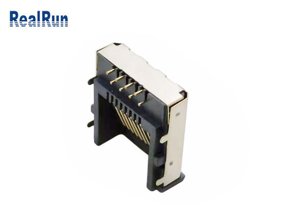 El metal protegió el conector modular RJ45-SP-37 del PWB del enchufe LCP Rj45
