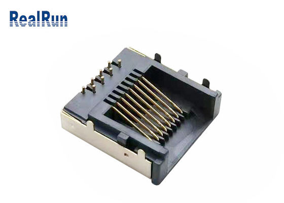 El metal protegió el conector modular RJ45-SP-37 del PWB del enchufe LCP Rj45